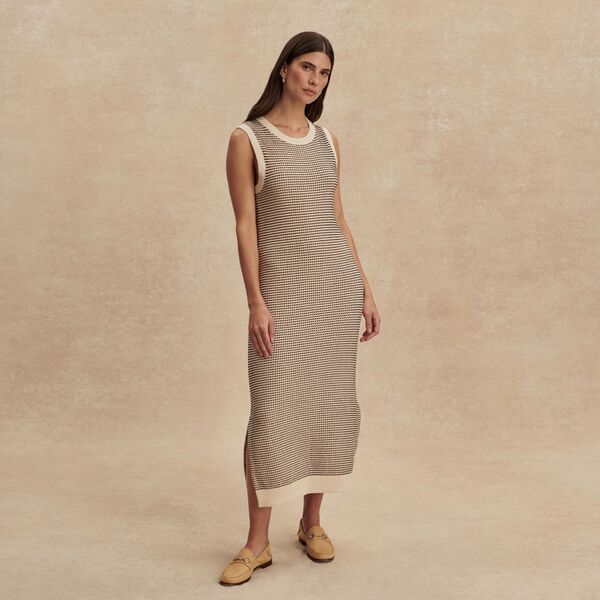 バーレイ レディース ボトムス 心地好いズボン下 編み物 Varley Women\u0027sadia Stitch Knit Dress Birch