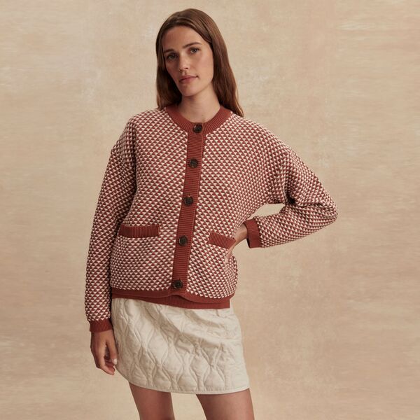 バーレイ レディース アウター 上衣・上衣 編み物 Varley Women\u0027s Elmwicknit Jacket Maple