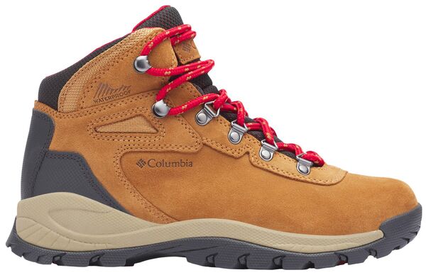 コロンビア レディース シューズ ブーツ・レインブーツ 足し加える大きさ Columbia Women\u0027s Newton Ridge Plus Mid Waterproof Hiking Boots Elk/Mountain Red 赤いこと