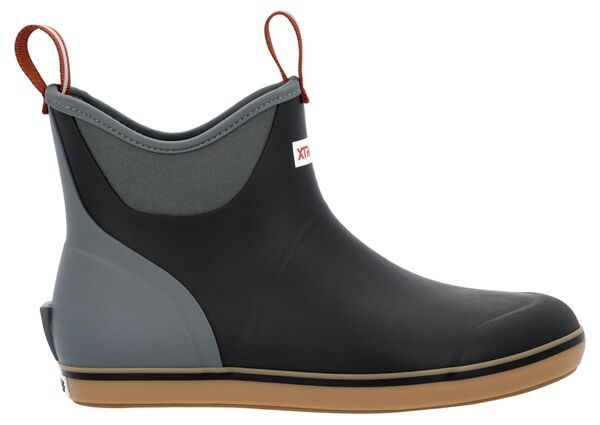 エクストラタフ メンズ シューズ ブーツ・レインブーツ アンクル Xtratuf Men\u0027s 6\u0027\u0027 Ankle Waterproof Deck Boots Black/Storm 黒いこと