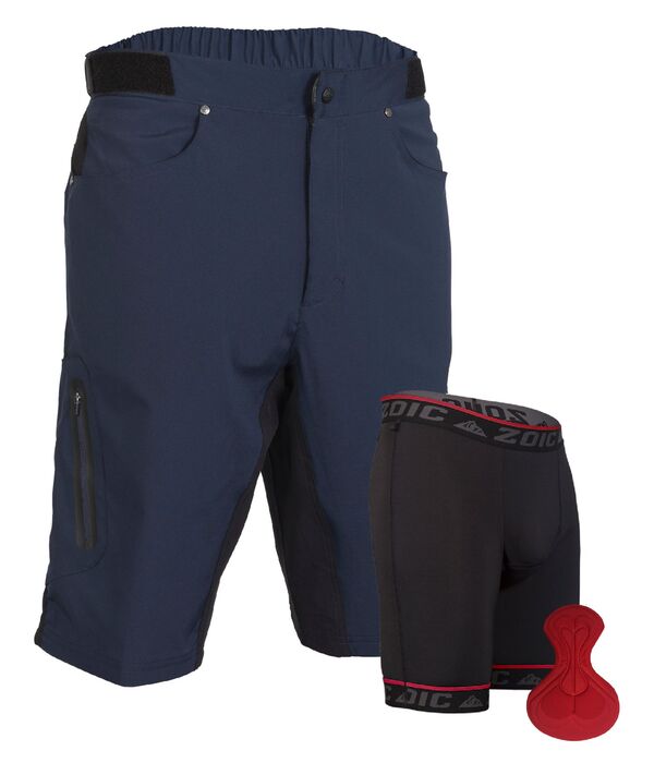 ゾイック メンズ ボトムス ハーフパンツ・ショーツ ショートパンツ ZOIC Men's Ether Cycling Shorts with Essentialiner Night|ReVida 店