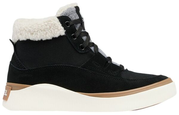 ソレル レディース シューズ スニーカー SOREL Women\'s Out N About IV Mid WP Sneaker Black/Sea Salt ブラック|ReVida 店