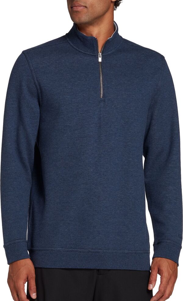 ウォルターヘーゲン メンズ アウター 上衣・上衣 Walter Hagen Men\u0027s Performance 11 Pique Midweight 1/4 Zip Golf Pullover Navy 米国海軍