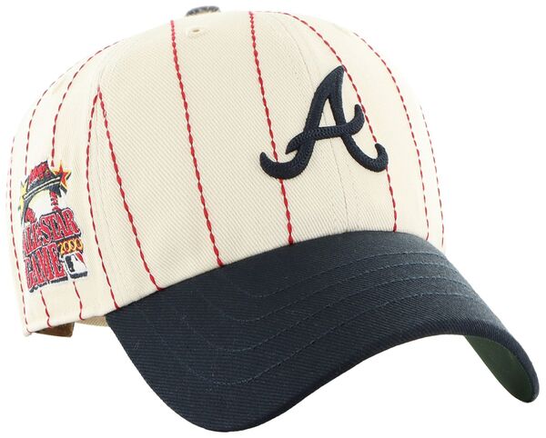 フォーティーセブン レディース アクセサリー 帽子 '47 Adult Atlanta Braves Cream Cooperstown Rawlings Clean Up Adjustable Hat NoColor クリーム|ReVida 店