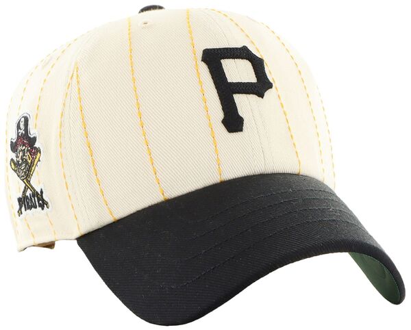 フォーティーセブン レディース アクセサリー 帽子 '47 Adult Pittsburgh Pirates Cream Cooperstown Rawlings Clean Up Adjustable Hat NoColor クリーム｜ReVida 店