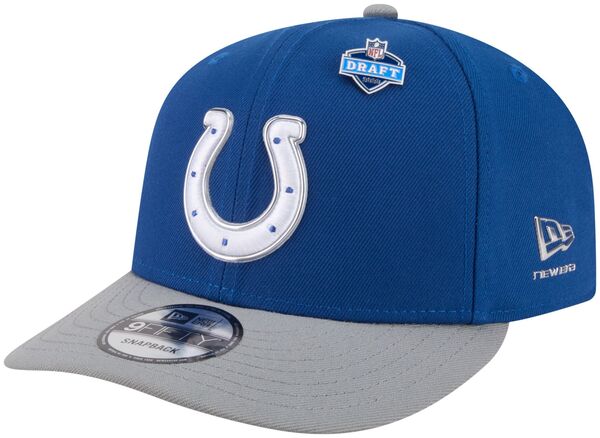ニュー内鰓 レディース 佩び物 かぶり笠 New Eradult Indianapolis Colts NFL Draft 2026 9Fifty Adjustable Hat NoColor