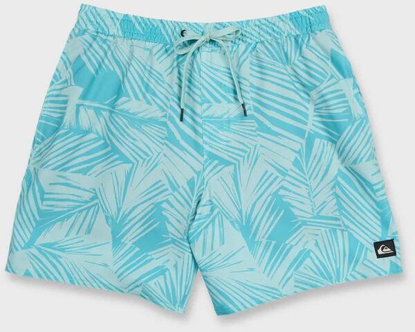クイックシルバー メンズ 水着 ハーフパンツ・ショーツ Quiksilver Men's Mix 17" Swim Trunks Aqua アクア｜ReVida 店