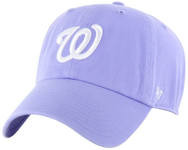 フォーティーセブン レディース アクセサリー 帽子 '47 Adult Washingtonationals Purple Clean Up Adjustable Hat NoColor パープル｜ReVida 店