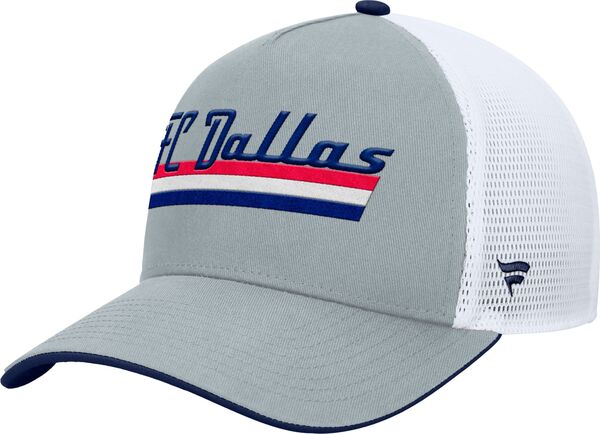 ファナティクス レディース アクセサリー 帽子 Fanatics MLS Adult FC Dallas Gray Wordmark Adjustable Trucker Hat NoColor グレー｜ReVida 店