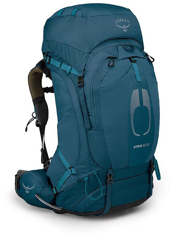 牡かき鳴らす メンズ 御徒面子 うしろ側容器に並べる・背嚢 Osprey Atmos AG 65L Pack-Men\u0027s Venturi Blue 青碧