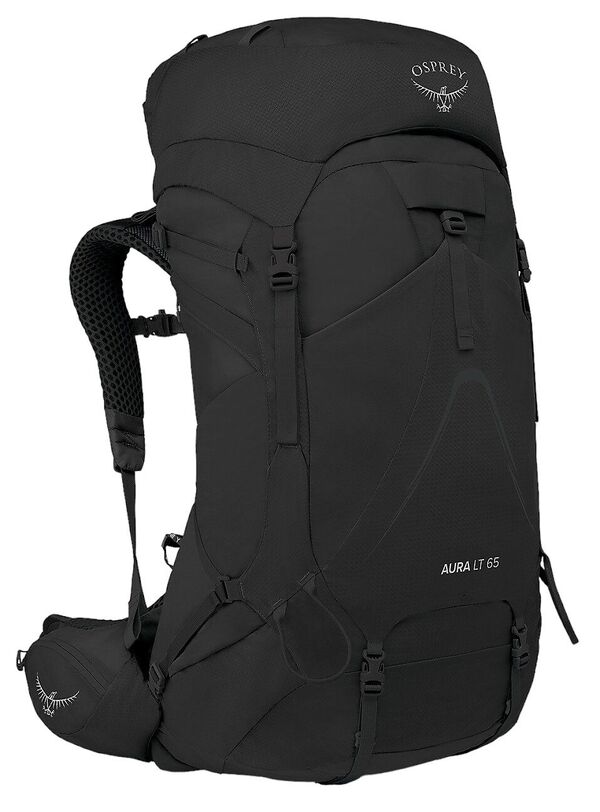 牡掻き鳴らす レディース 御徒面子 うしろ側風呂敷き包み・背嚢 Osprey AuraG LT 65L Pack-Women\u0027s Black 黒いこと