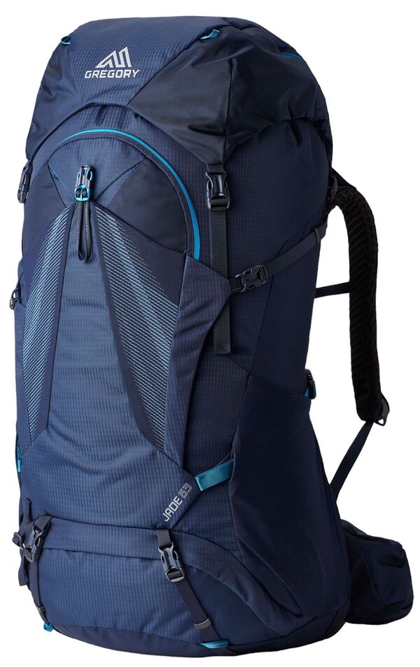グレゴリー レディース 御徒面子 うしろ側風呂敷き包み・背嚢 Gregory Women\u0027s Jade 63L Pack Midnight Navy 米国海軍