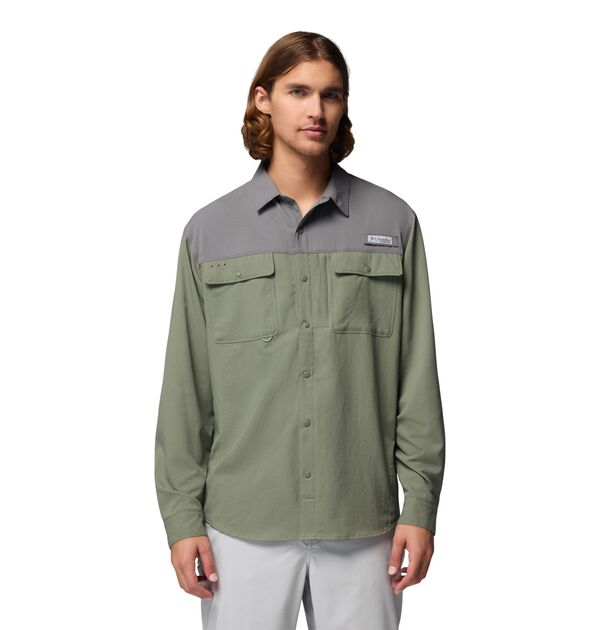 コロンビア メンズ トップス シャツ Columbia Men'shoaltech Long Sleeve Shirt Cypress|ReVida 店