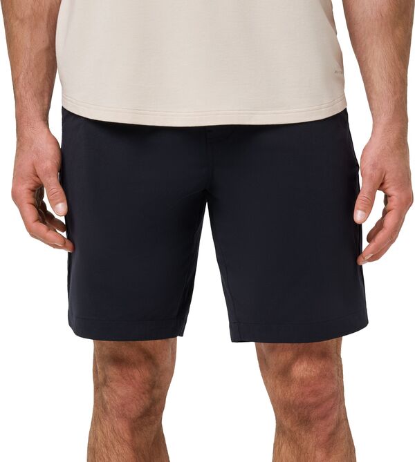 トラビスマヒュー メンズ ボトムス 心地好いズボン下 編み物 TravisMathew Men\u0027s 9\" Techknit Golf Short Black 黒いこと"