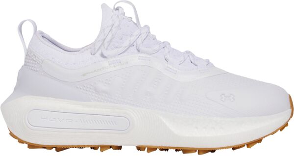 アンダーアーマー レディース シューズ スニーカー Under Armour Women's Phantom Fore Golf Shoes White/White/Grey ホワイト｜ReVida 店
