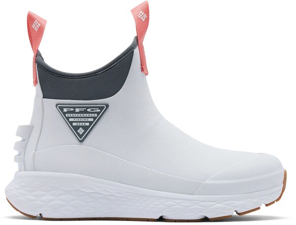 コロンビア レディース シューズ ブーツ・レインブーツ Columbia Women\u0027s Dry Tortugas PFG Boots White/Melonade 白いこと