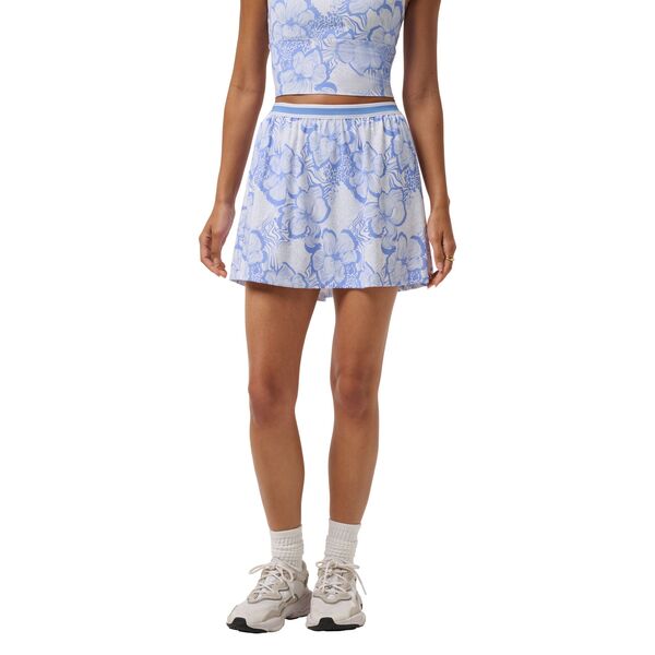 トラビスマヒュー レディース ボトムスカート プリント ニット TravisMathewomen's Printed Moveknit Skort Cornflower Blue ブルー|ReVida 店
