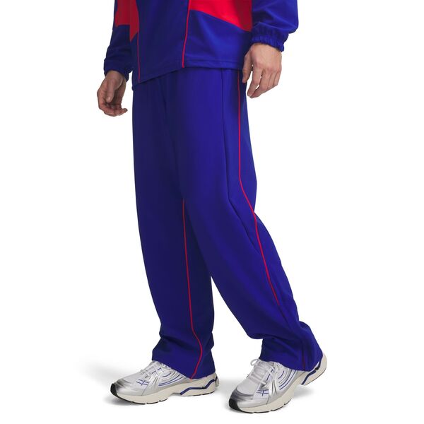 アンダーアーマー メンズ ボトムス 心地好いズボン下 貨物自動車ズボン下 Under Armour Men\u0027s USA Track Pants Royal/White 白いこと