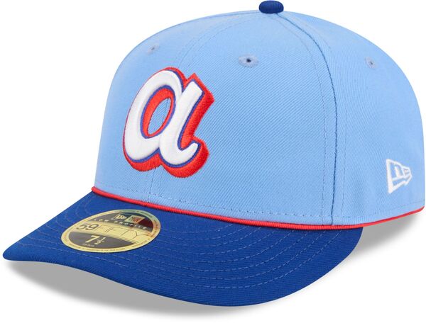 ニュー内鰓 レディース 佩び物 かぶり笠 New Eradult Atlanta Braves Blue 2026 City Connect 59Fifty Fitted Hat NoColor 青色
