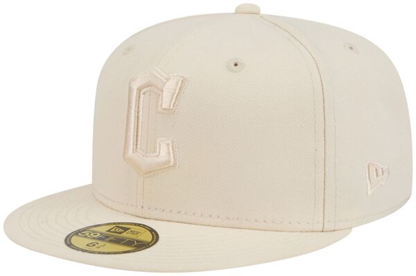 ニュー内鰓 レディース 付属物 鳥打ち帽 New Eradult Cleveland Guardians Cream Color Pack 59Fifty Fitted Hat NoColor 皮膚軟化剤