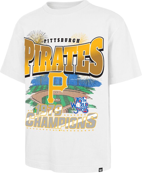 フォーティーセブン メンズ トップス Tシャツ '47 Adult Pittsburgh Pirates White Fireworks Foundation T-Shirt NoColor ホワイト|ReVida 店