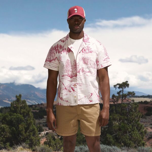 アルパインデザイン メンズ アクセサリー 帽子 シャツ Alpine Design Men'short Sleeve Camp Shirt Camp Scenic|ReVida 店