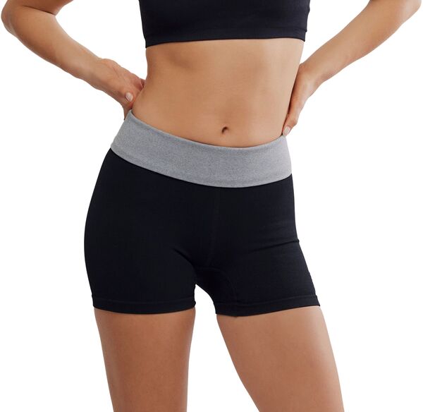 フリーピープル レディース ボトムス 心地好いズボン下 遊撃手ズボン下 FP Movement Women\u0027s Tighten Up Foldover Shorts Black 黒いこと