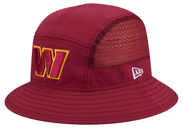 ニュー内鰓 レディース 付属物 鳥打ち帽 メッシュ New Eradult Washington Commanders Dark Red Mesh Bucket Hat NoColor 赤いこと