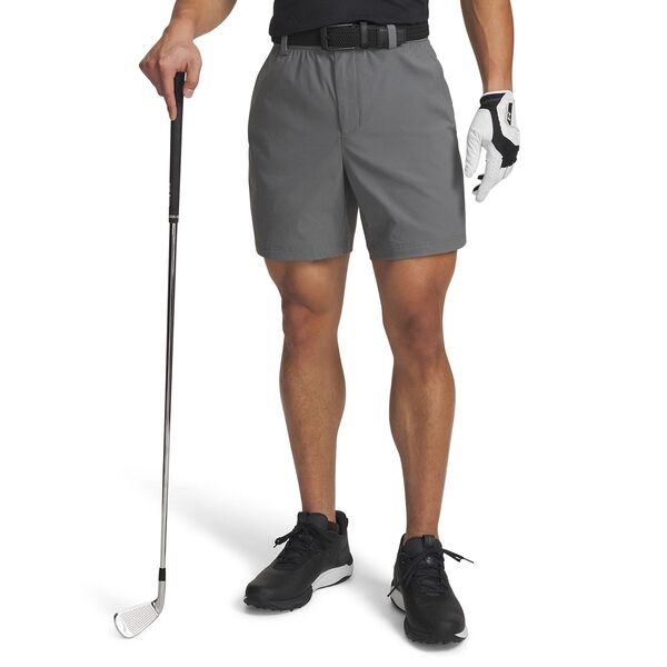 アンダーアーマー メンズ ボトムス カジュアルパンツ Under Armour Men's 7 ” UA Drive Cargolf Short Clay Green/Halo Gray グレー|ReVida 店