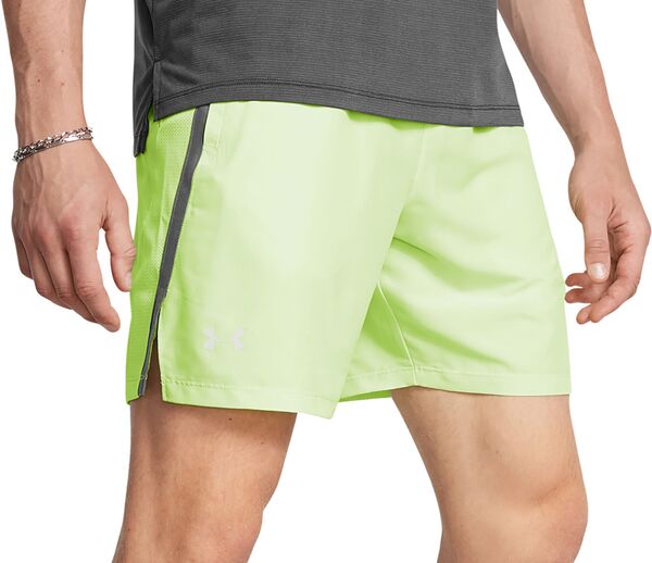 アンダーアーマー メンズ ボトムス 二分の一ズボン下・さる股引き 遊撃手ズボン下 Under Armour Men\u0027s Launch 7\u0027\u0027 Shorts Morph Green 緑であること メンズファッション-ズボン・パンツ