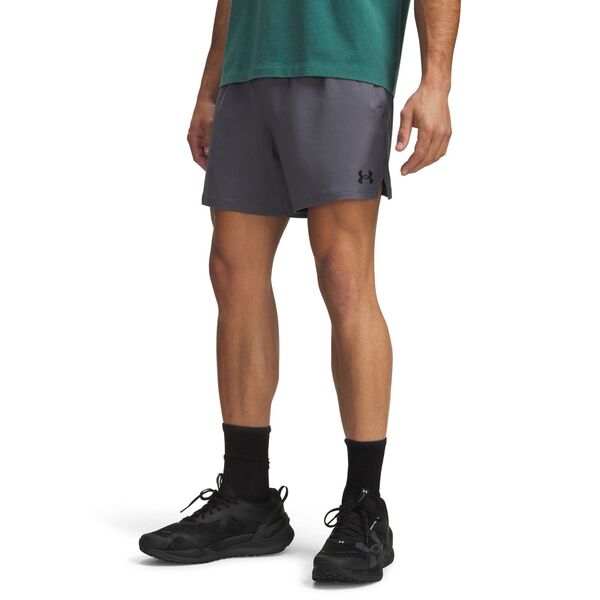 アンダーアーマー メンズ ボトムス 心地好いズボン下 遊撃手ズボン下 編み物 Under Armour Men\u0027s Vanish Knit 6\u0027\u0027 Shorts Castlerock/Black 黒いこと