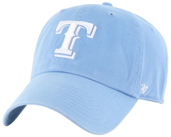 フォーティーセブン メンズ アクセサリー 帽子 '47 Adultexas Rangers Light Blue Clean Up Adjustable Hat NoColor ブルー|ReVida 店
