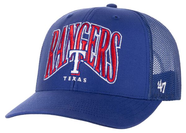 フォーティーセブン レディース アクセサリー 帽子 '47 Adultexas Rangers Royal Drawbridge Trucker Adjustable Hat NoColor｜ReVida 店