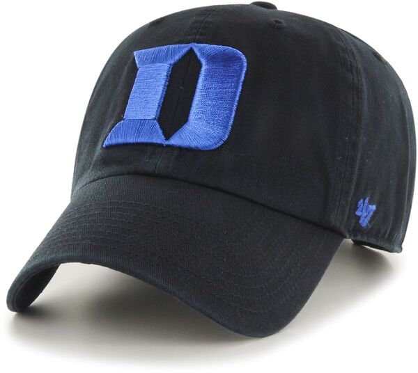 フォーティーセブン メンズ アクセサリー 帽子 ロゴ '47 Adult Duke Blue Devils Black Secondary Logo Clean Up Adjustable Hat NoColor ブラック|ReVida 店