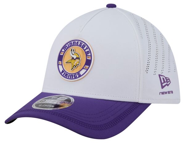 ニューエラ メンズ アクセサリー 帽子 New Eradult Minnesota Vikings White A-Frame Patch 39Thirty Stretch Fit Hat NoColor ホワイト｜ReVida 店