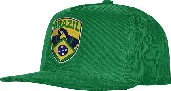 アウタースタッフ レディース 付属物 鳥打ち帽 Outerstuff Adult Brazil 2026 Green Adjustable Snapback Hat NoColor 緑であること
