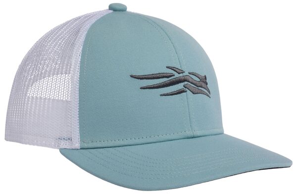 スィティカ レディース アクセサリー 帽子 Sitka Icon Eco Mid Pro Trucker Hat Surf Blue ブルー|ReVida 店