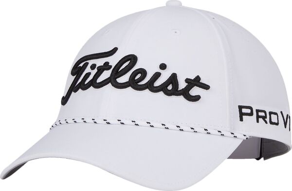 タイトリスト メンズ アクセサリー 帽子 Titleist Men's Tour Breezer Golf Hat White/Black ホワイト|ReVida 店