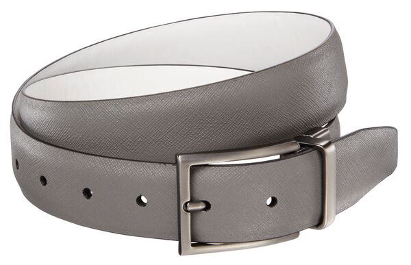 ウォルターヘーゲン メンズ アクセサリー ベルト Walter Hagen Men'saffiano Smooth Golf Belt Grey/White ホワイト