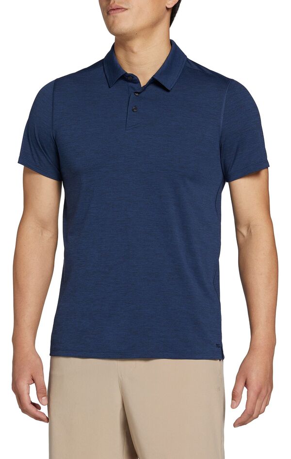 DSG メンズ トップス スポーツシャツ プルオーバー DSG Men\u0027s Movement Polo T-Shirt University Navy Heather ギョリュウモドキ