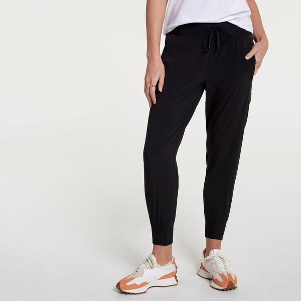 キャリー レディース ボトムス カジュアルパンツ CALIA Women's TrueLight Cargo Pocket Jogger Pure Black ブラック｜ReVida 店