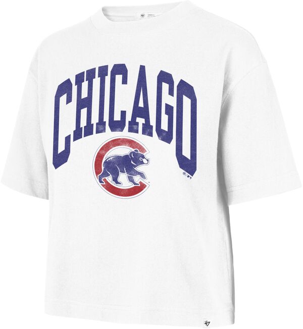 フォーティーセブン レディース トップス プルオーバー \u002747 Women\u0027s Chicago Cubs White \u0027Shale City\u0027 T-Shirt NoColor 白いこと