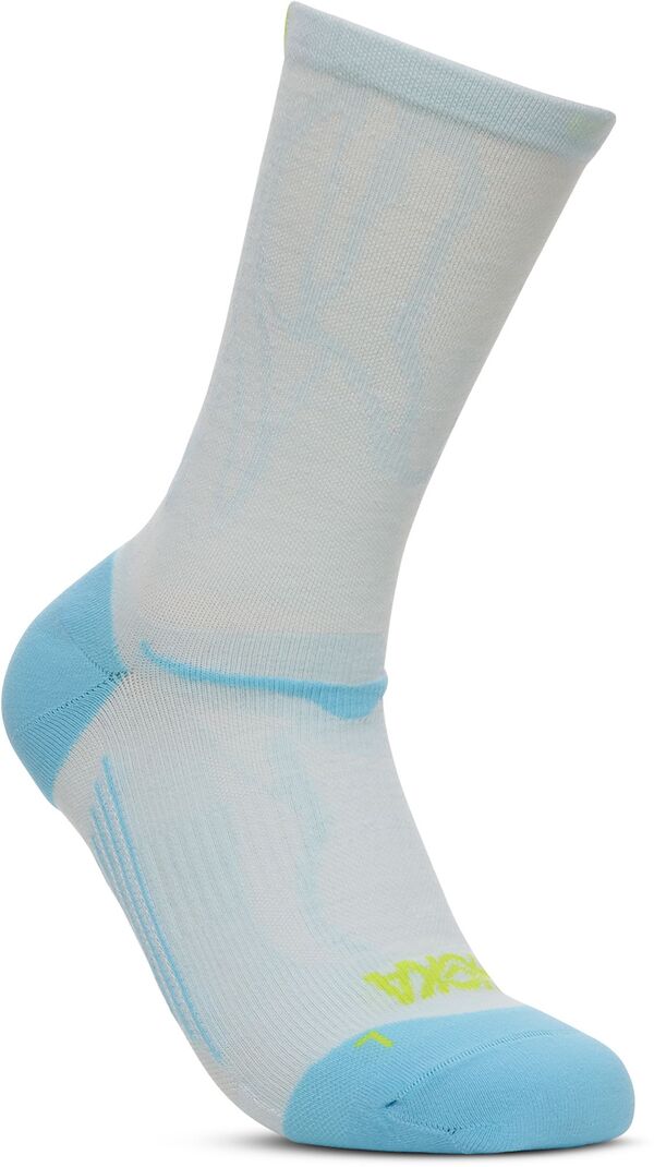 ホカオネオネ レディース アンダー御召しもの ソックス Hoka Unisex Race Day Crew Sock White 白いこと