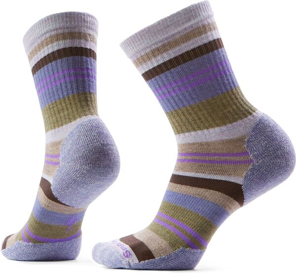 かっこ良い羊毛 レディース アンダーお召しもの ソックス SmartWool Women\u0027s Everyday Saturnsphere Crew Socks Purpleclipse パープル