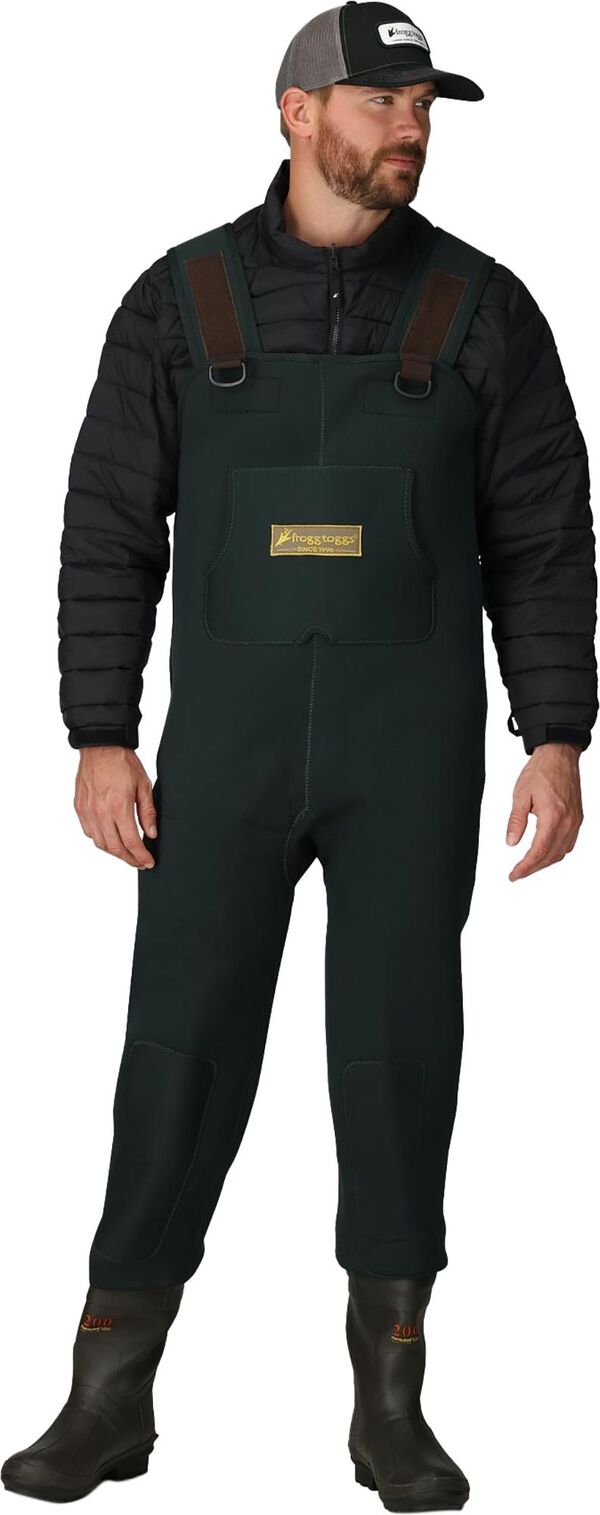 フロッグトッグス メンズ ボトムス 心地よいズボン下 frogg toggs Amphib Neoprene Felt Sole Chest Waders Dark Green/Forest 緑であること