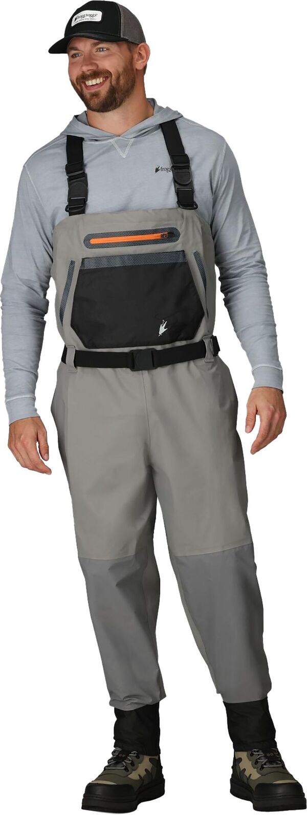 フロッグトッグス メンズ ボトムス 心地よいズボン下 frogg toggsierran Breathable Chest Waderslate/Gray スレート