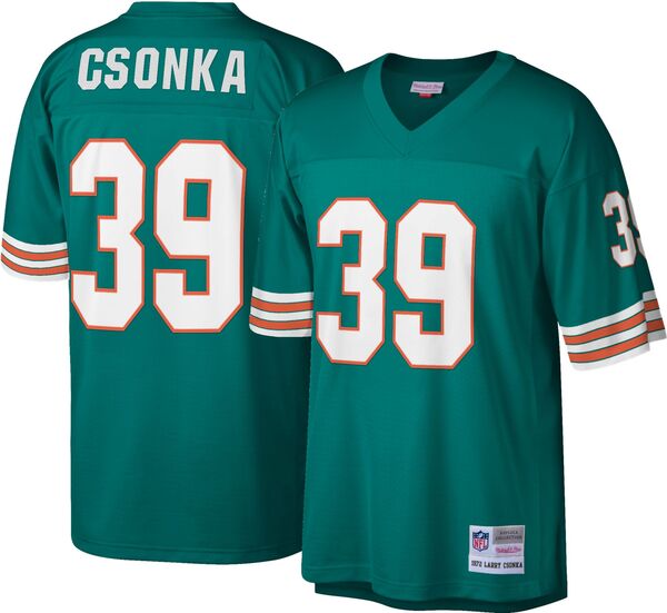 ミッチェル&ネス メンズ トップス シャツ ジャージー Mitchell & Ness Men's Miami Dolphins Larry Csonka #39 1972 Throwback Jersey NoColor|ReVida 店