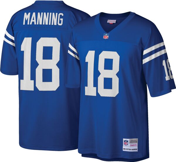 ミッチェル&ネス メンズ トップス シャツ ジャージー Mitchell & Ness Men's Indianapolis Colts Peyton Manning #18 1998 Throwback Jersey NoColor|ReVida 店