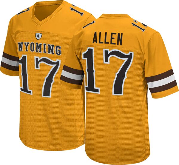 レトロブランド メンズ トップス ティーシャツ ティーシャツ Retro Brand Wyoming Cowboys Gold Josh Allen Jersey NoColor ゴールド