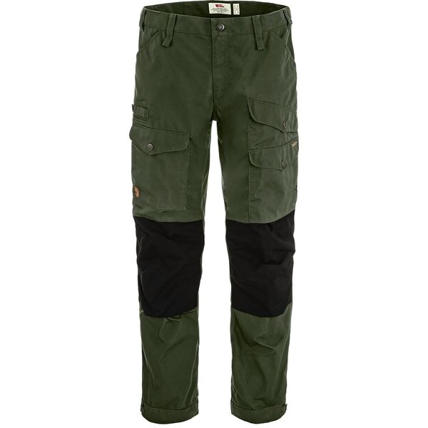 フェールラーベン メンズ ボトムス 心地よいズボン下 Fjallraven Men\u0027s Vidda Pro Ventilated Trousers Deep Forest/Black 黒いこと
